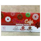 Donut Cafe Holiday Pack Coffee Pods, 60 Count
