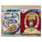 General Mills Cereal, Cinnamon Toast Crunch and Lu