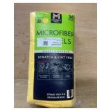 Yellow Microfiber Towels, 36-Pack