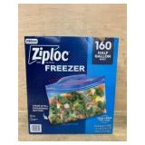 Ziploc Freezer Bags, Half Gallon, 160 Count