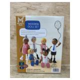 Wooden Doll Set for Ages 3 and Up