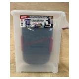 Plastic Food Storage Dispenser With Lid