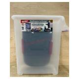 Storage Dispenser with Weatherproof Lid