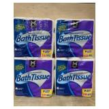 Bath Tissue 4 Packs Total 36 Rolls