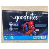 Goodnites Boys Nighttime Underwear 74 Count