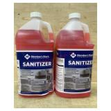 Commercial Grade Liquid Sanitizer, 2 Pack