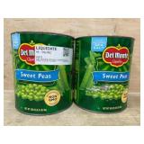 2 Del Monte Sweet Peas Cans