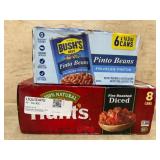 Bushs and Hunts Canned Goods Assortment