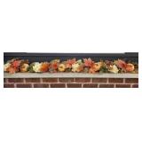 Harvest Garland With Fall Decor