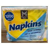 Pack of 1200 Disposable Napkins