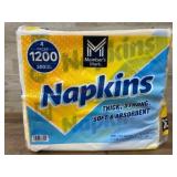 Pack of 1200 Napkins, 4 Packs