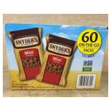 Snyders Mini Pretzels 60 On-the-Go Packs