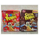 Post Fruity Pebbles and Cocoa Pebbles Set