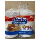 Hefty Supreme 8.75-Inch Plates, 250 Count