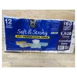 2-Ply Premium Facial Tissue, 12 Boxes