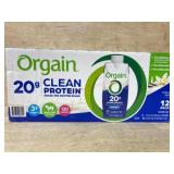 Orgain Clean Protein Vanilla 12-Pack