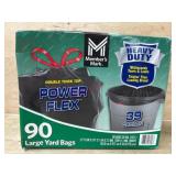 Heavy Duty Power Flex Trash Bags, 90 Count
