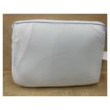 White Pillow with Zippered Cover