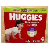 Huggies Little Movers Size 4 Diapers