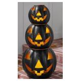 Pre-Lit Jack-O-Lanterns with LED Candles