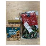 Cashews with Sea Salt and Bacon Crumbles