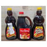 Three Bottles of Pancake Syrup