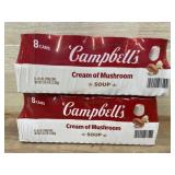 Campbells Cream of Mushroom Soup 8 Cans