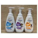 3 Dove Kids Care Foaming Body Wash