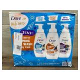 Dove Kids Care Foaming Body Wash 3-Pack