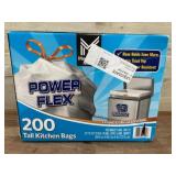 Power Flex 200 Tall Kitchen Bags