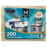 200 Tall Kitchen Drawstring Trash Bags