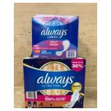 Always Liners and Pads Bundle