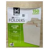Letter Size File Folders, 150-Count