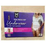 Womens Disposable Underwear, 92 Count