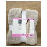Beige Cozy Knit Robe, Size Small