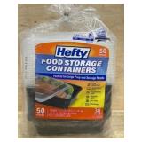 Hefty Food Storage Containers, 50 Pieces