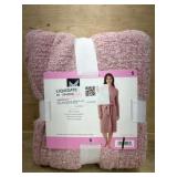 Pink Textured Robe Size Small