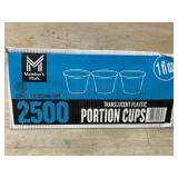 Translucent Plastic Portion Cups