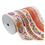 Premium Harvest Ribbon 6-Pack Assorted Designs