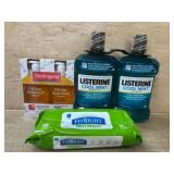 Personal Care Bundle with Listerine and Wipes