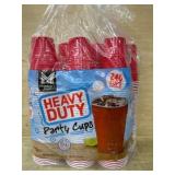 Heavy Duty Plastic Party Cups, 240 Count