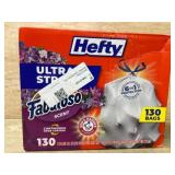 Hefty Trash Bags, Fabuloso Scent, 130 Bags
