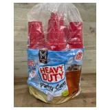 Red Heavy Duty Plastic Party Cups