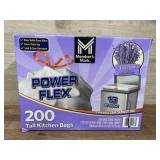 Power Flex 13-Gallon Kitchen Bags, 200-Count