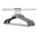 50-Pack Gray Velvet Hangers