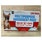 Multipurpose Absorbent Pads, 120-Count
