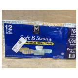 Soft & Strong Facial Tissue, 12 Boxes