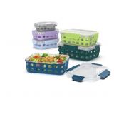 Ello DuraGlass 12-Piece Food Storage Set