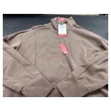 Ladies xl half zip pullover