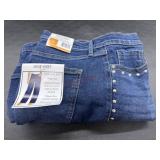 Ladies size 12 Nine West wide leg jeans
